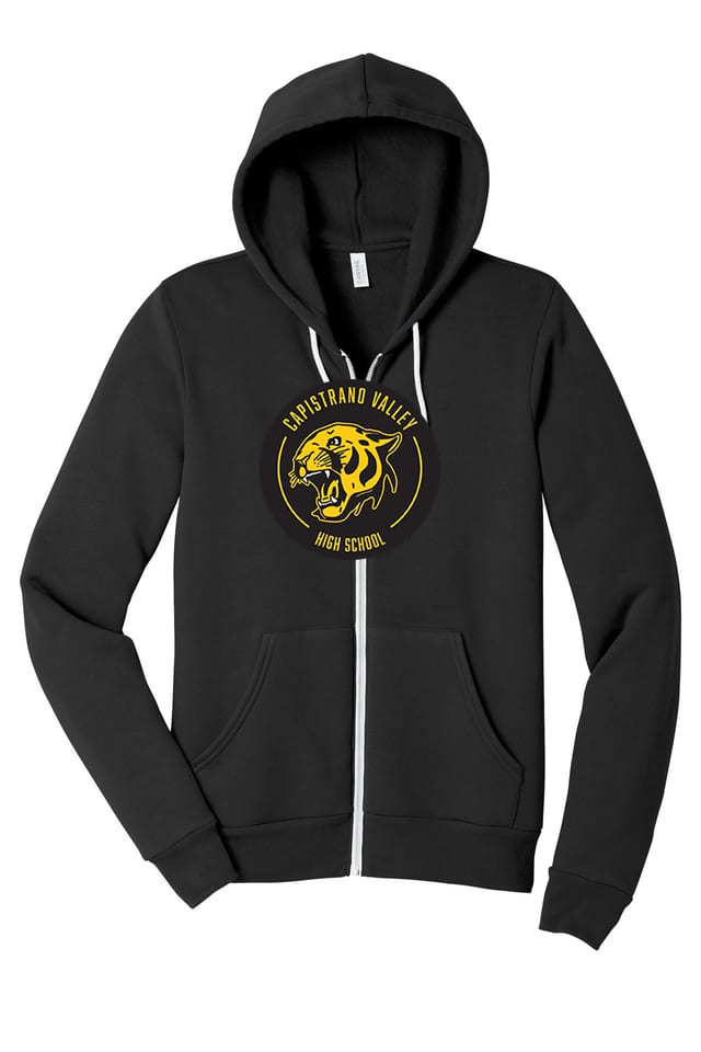 Capistrano Valley High School Black Zip Hoodie